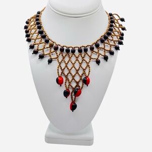 Statement Collar Necklace Pechera Tribal Style Ethnic Styke